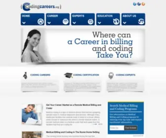 Codingcareers.org(Medical Billing & Coding Certification) Screenshot