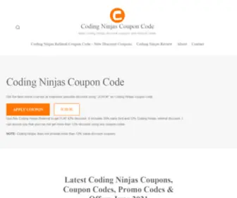 Codingcoupon.com(Coding Ninjas Referral Coupon Code) Screenshot