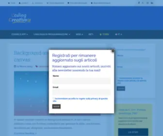 Codingcreativo.it(Coding creativo) Screenshot