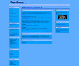 Codingcrew.de(Programmierung und Webdesign) Screenshot