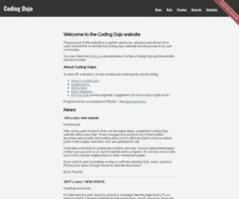 Codingdojo.org(Coding Dojo) Screenshot
