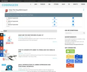 Codingeek.com(Codingeek A home for Coders) Screenshot
