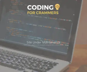 Codingforcrammers.com(Coding for Crammers) Screenshot