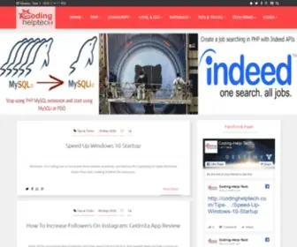 Codinghelptech.com(Java script) Screenshot