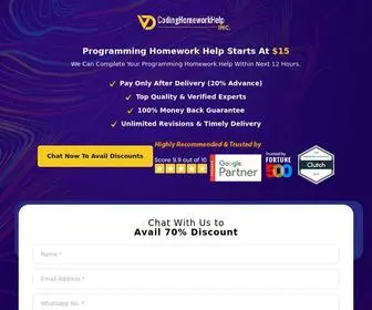 Codinghomeworkhelp.com(Programming Homework Help) Screenshot