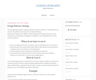 Codinginsights.blog(Coding Insights) Screenshot