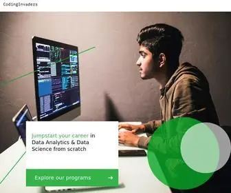 Codinginvaders.com(Best IT courses for non) Screenshot