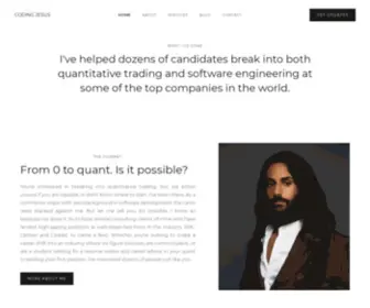 Codingjesus.com(Break Into Quantitative Trading) Screenshot