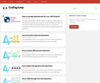 Codingjump.com(I love learning new things and sharing them with others. This website's sole goal) Screenshot