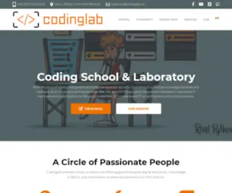 Codinglab.ch(Coding laboratory and school in Locarno) Screenshot