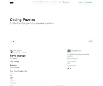 Codingpuzzles.com(Coding Puzzles) Screenshot