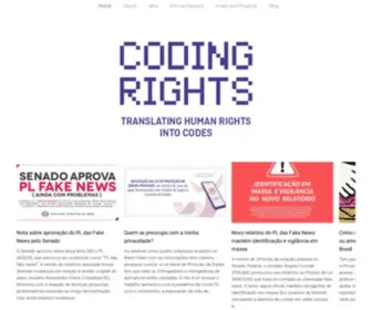 Codingrights.org(CR 2019) Screenshot