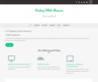 Codingwithshawon.com(Coding With Shawon) Screenshot