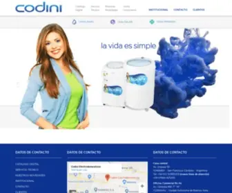 Codini.com.ar(Codini s.a) Screenshot