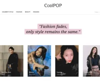 Codipop.com(Fashion, Beauty, Celebrity News) Screenshot