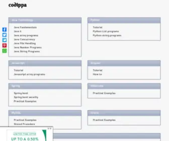Codippa.com(Java) Screenshot