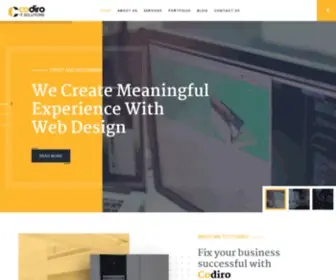 Codiroitsolutions.com(Best Web Design and Development in Vizag) Screenshot