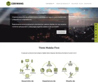 Codiwans.com(Desarrollo de negocio para móviles) Screenshot