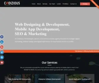 Codizious.com(Codizious technologies) Screenshot