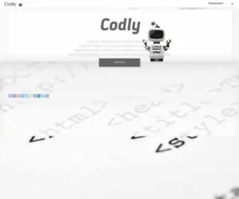 Codly.ru(Онлайн редактор HTML) Screenshot