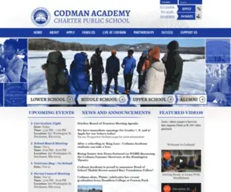 Codmanacademy.org(Codman Academy Charter Public School) Screenshot