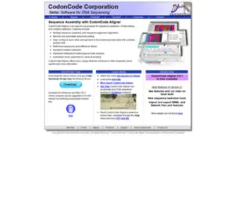 Codoncode.com(Sequence Assembly and Alignment Software) Screenshot