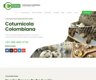 Codornizcolombiana.com(Un proyecto rentable y sostenible) Screenshot