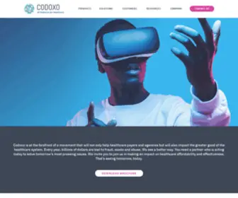 Codoxo.com(Codoxo AI Solutions for Healthcare) Screenshot