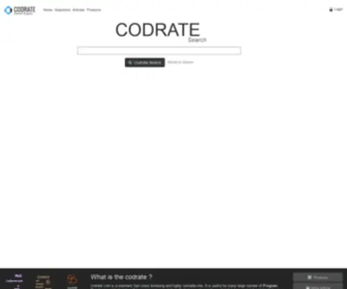 Codrate.com(Codrate) Screenshot