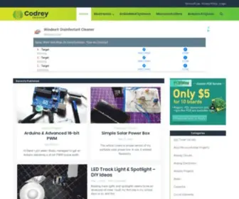 Codrey.com(Codrey Electronics) Screenshot