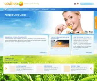 Codrico.com(Maize products) Screenshot