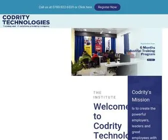 Codrity.com(Codrity technologies) Screenshot