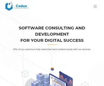 Codux.me(Services & Web Solutions) Screenshot