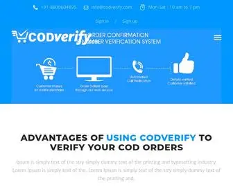 Codverify.com(COD Verify) Screenshot