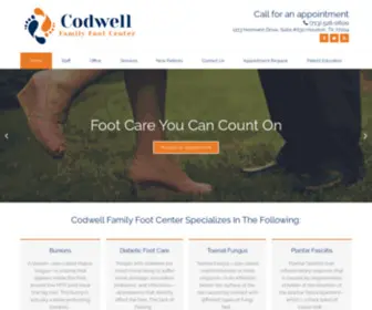 Codwellfamilyfootcenter.com(Codwellfamilyfootcenter) Screenshot