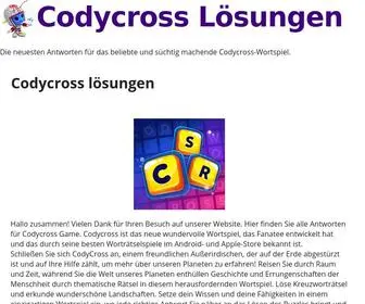 Codycross-Losungen.de(Codycross lösungen) Screenshot