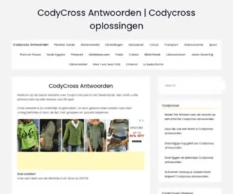 Codycrossantwoorden.nl(CodyCross Antwoorden) Screenshot