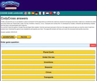 Codycross.info(CodyCross answers) Screenshot