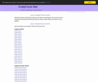 Codycross.net(CodyCross Net) Screenshot