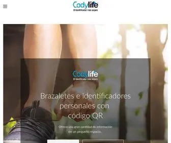 Codylife.mx(Brazaletes y accesorios con código QR) Screenshot