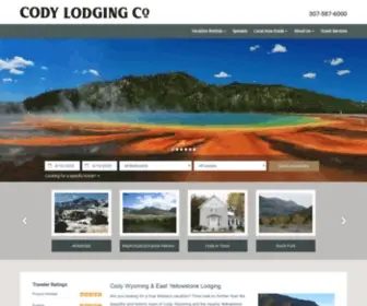 Codylodgingcompany.com(Cody Lodging Company in Wyoming) Screenshot