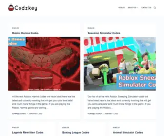 Codzkey.com(Just another WordPress site) Screenshot