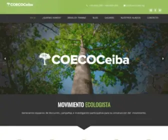 Coecoceiba.org(Movimiento Ecologista) Screenshot