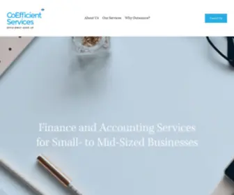 Coefficientservices.com(CoEfficient Services) Screenshot