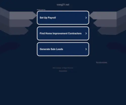 Coeg21.net(Coeg 21) Screenshot