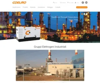 Coelmo.it(Gruppi Elettrogeni Industriali e Marini) Screenshot