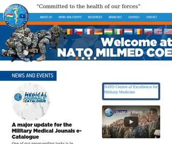 Coemed.org(NATO MILMED COE) Screenshot