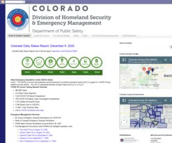 Coemergency.com(Colorado Emergency Management) Screenshot