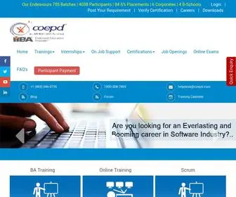 Coepd.com(Business Analyst Training) Screenshot