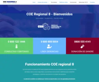 Coeregional8.com.ar(Córdoba) Screenshot